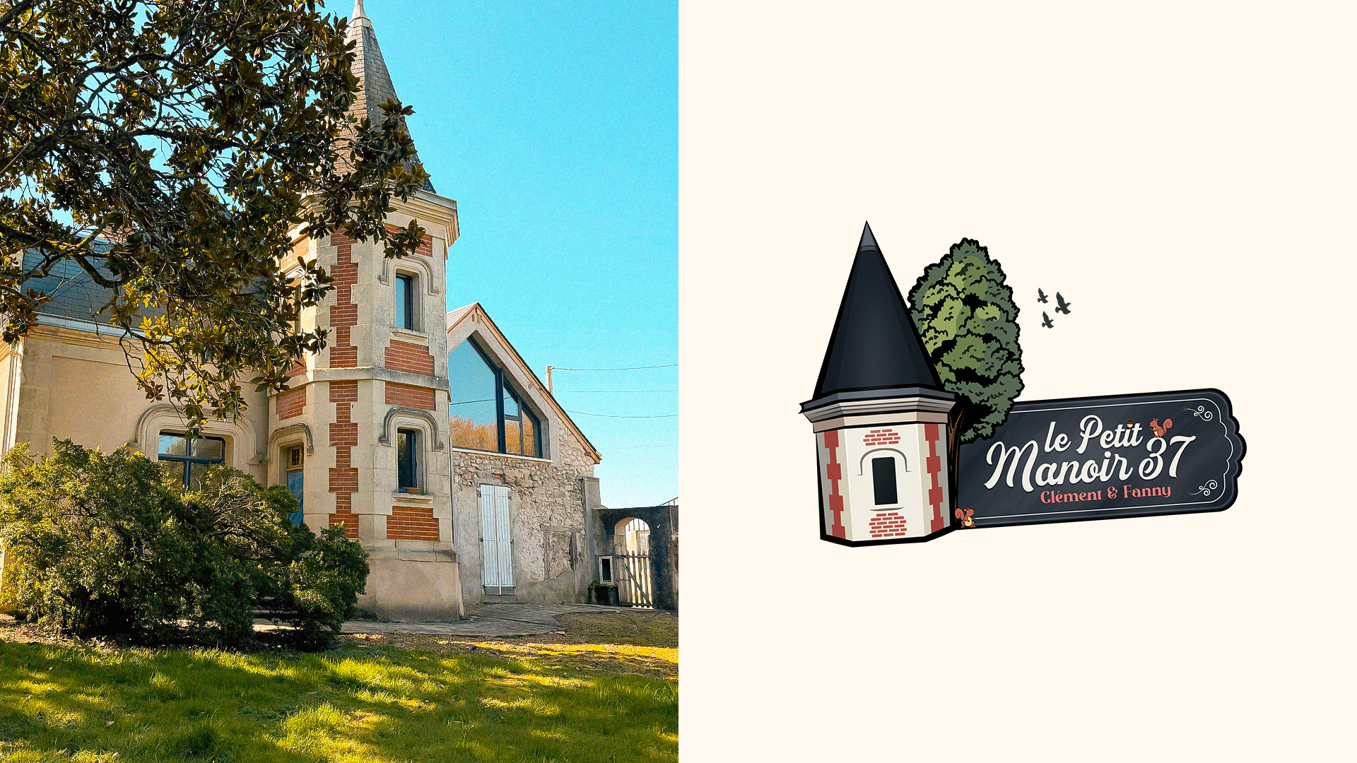 Le Petit Manoir 37 animation brand branding design graphic design illustration logo