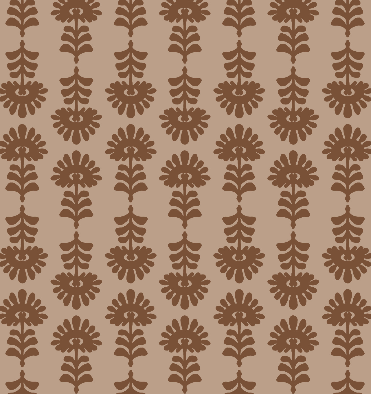 Fall Meadow brown fall floral flower icon illustration leaves meadow pattern plant procreate stamp