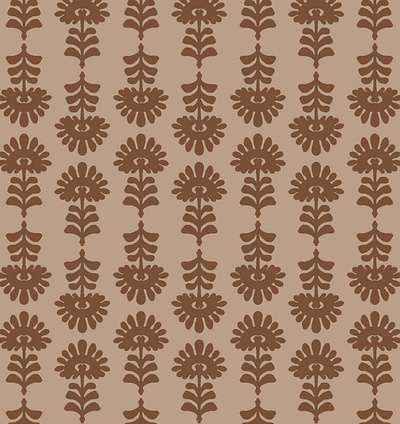 Fall Meadow brown fall floral flower icon illustration leaves meadow pattern plant procreate stamp