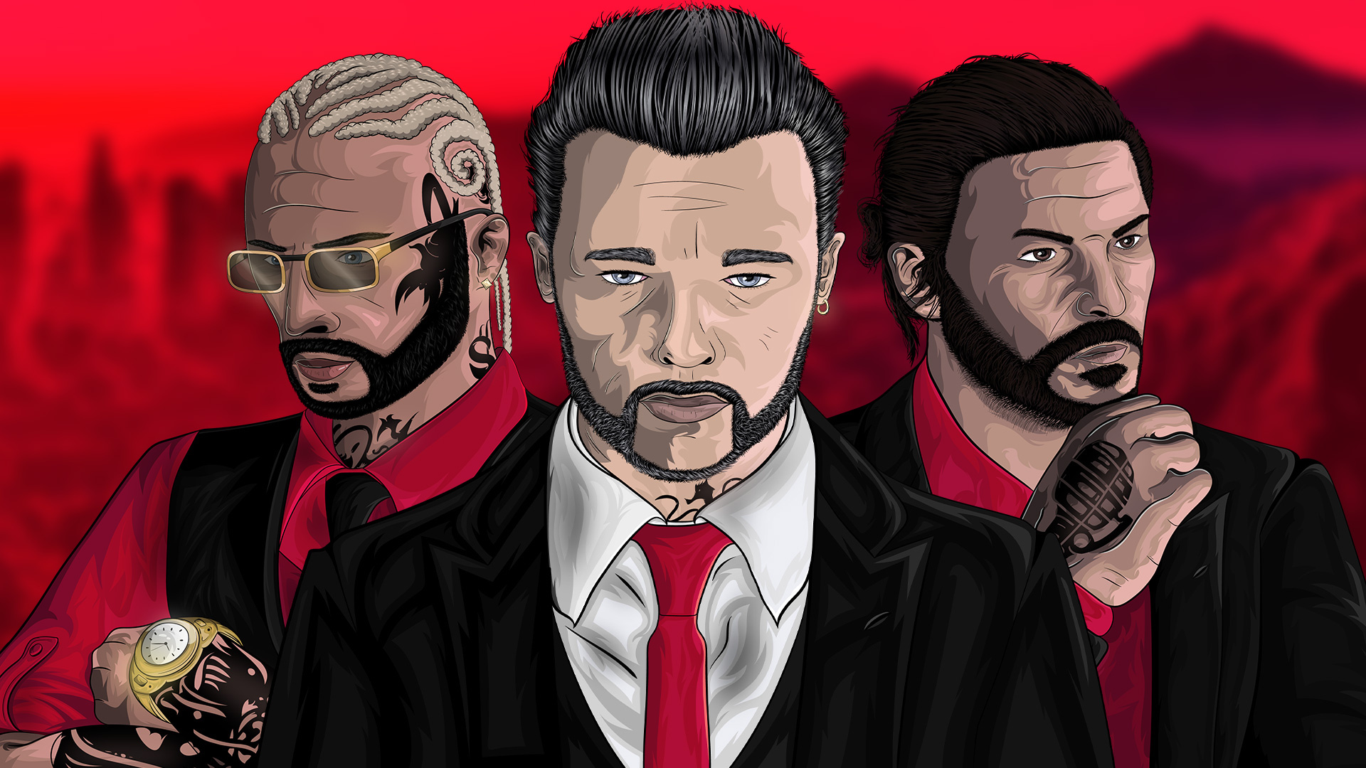 Les Affranchis animation brand branding design graphic design illustration logo ui