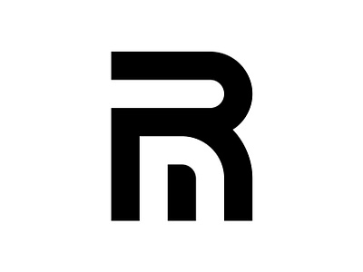 RN brand branding design icon identity letter logo mark monogram negative space rn rn letter rn monogram symbol vector