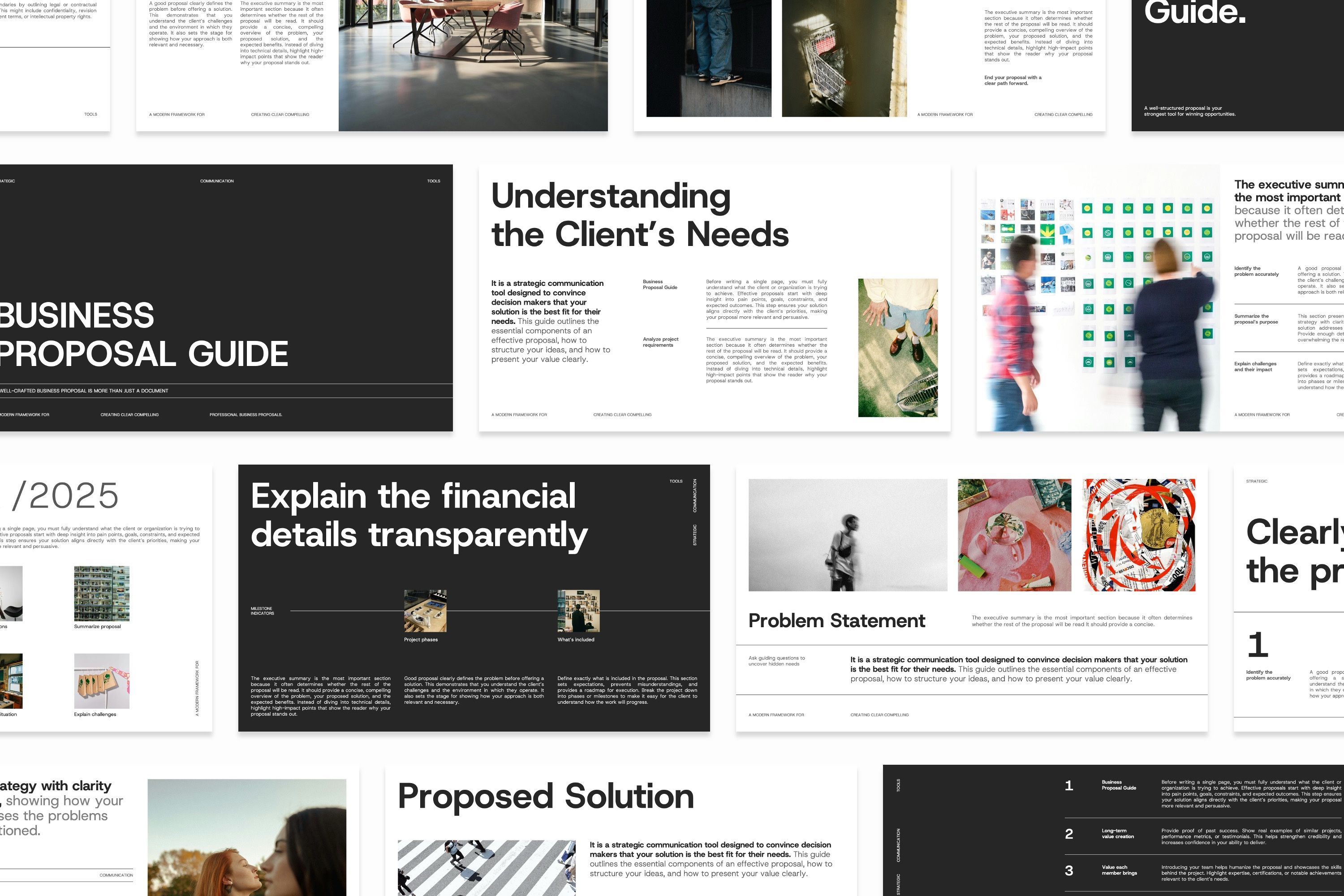 Graphical Proposal Business Proposal Guide Presentation by Twoinky on Dribbble