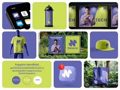 "Nexora" Logo Branding Design (Unused) brand book brand logo brand mark branding branding design branding designer creative logo custom logo full branding graphic design logo branding logo design logomark logos logotype modern branding designer modern logo typography vector visual designer