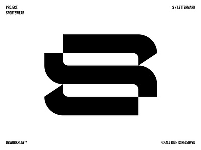 An ‘S’ lettermark available for sale branding dbworkplay design graphic design logo logomark symbol visual identity