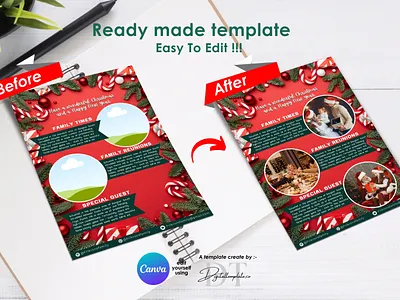 New Year Digital Newsletter Template canvatemplates christmas graphicdesign newsletter newyear2026 posterdesign