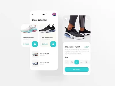 Nike Shop | Ui UX Design app appdesign appnike appuiux nike nike ui nikeapp shoes ui ui design uiux uiuxapp ux uxdesign uxui