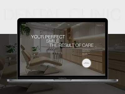 Landing Page for Dental Clinic branding design development site graphic design landing page site ui website
