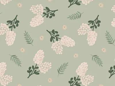 Floral Pattern No.2 brushes floral flowers illustration pattern procreate surface pattern texture