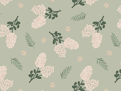 Floral Pattern No.2 brushes floral flowers illustration pattern procreate surface pattern texture