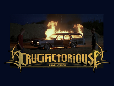 Crucifictorious christian design dillon fire friday night lights hardcore landry metal station wagon texas type