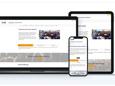 Music Networking Website branding music website ui ux website design website development