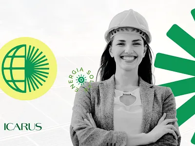 New Project - Energy Solar - KINHORK design graphic design illustration kinhork logo vector