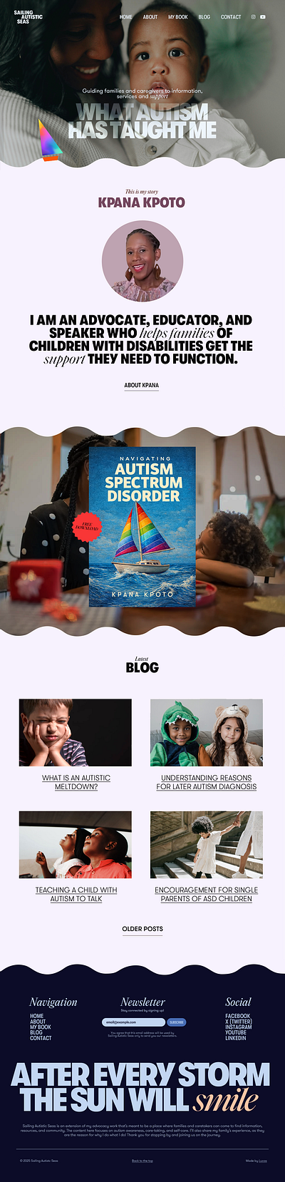Supportive Web Design for Parents Navigating Autism design ui ux web web design