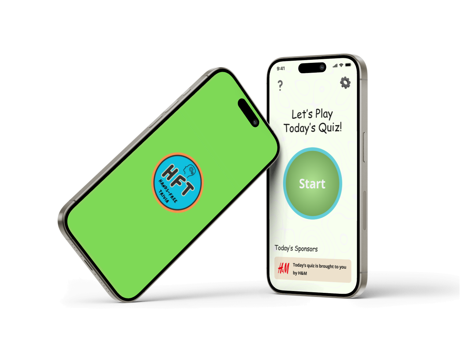 HFT — Hands-Free Trivia for safe, fun, audio-only gameplay. fun game product quiz ui ux