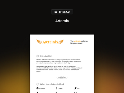 Thread Design: Artemis advert advertising design graphic design thread thread design