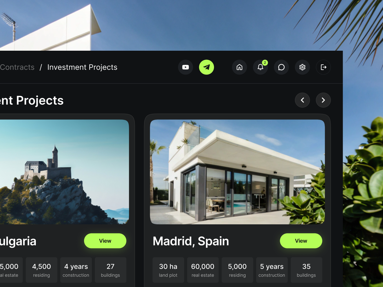 RealEstateX | Modern UI for real estate investment marketplace marketplace react react native real estate development real estate tech web app web design web development