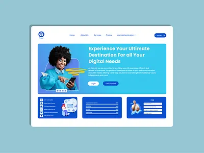 Landing Page - Daily UI #003 branding graphic design ui ux web deisgn