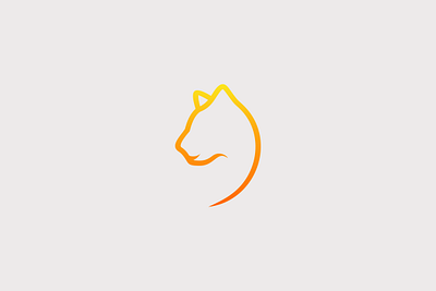 puma head line logo design app branding design graphic design illustration logo typography ui ux vector