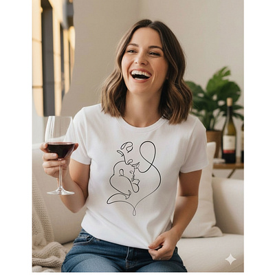 Mother and baby line art branding design graphic design illustration illustration art line art one line art vector