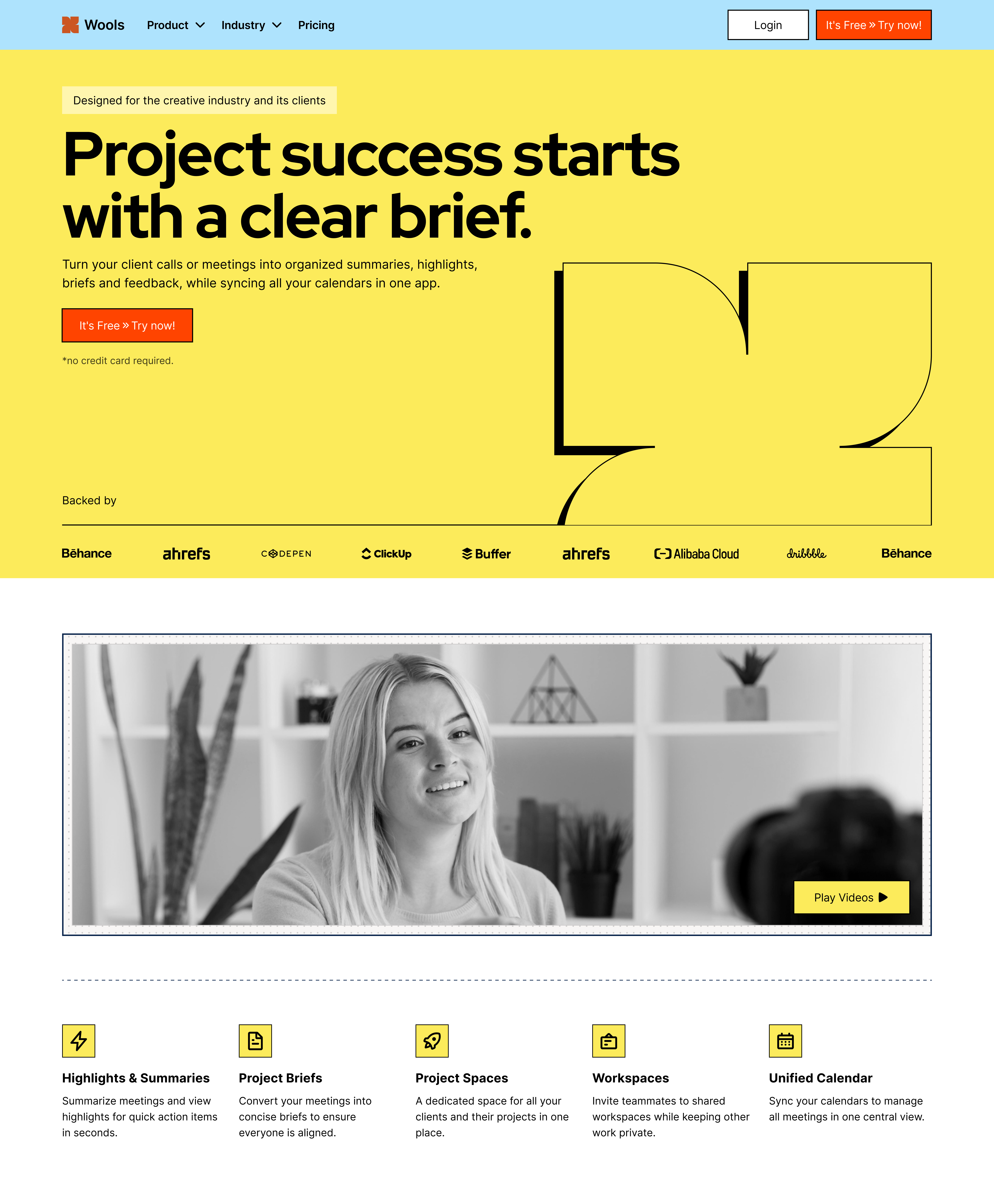 Example of Landing Page Design & Development