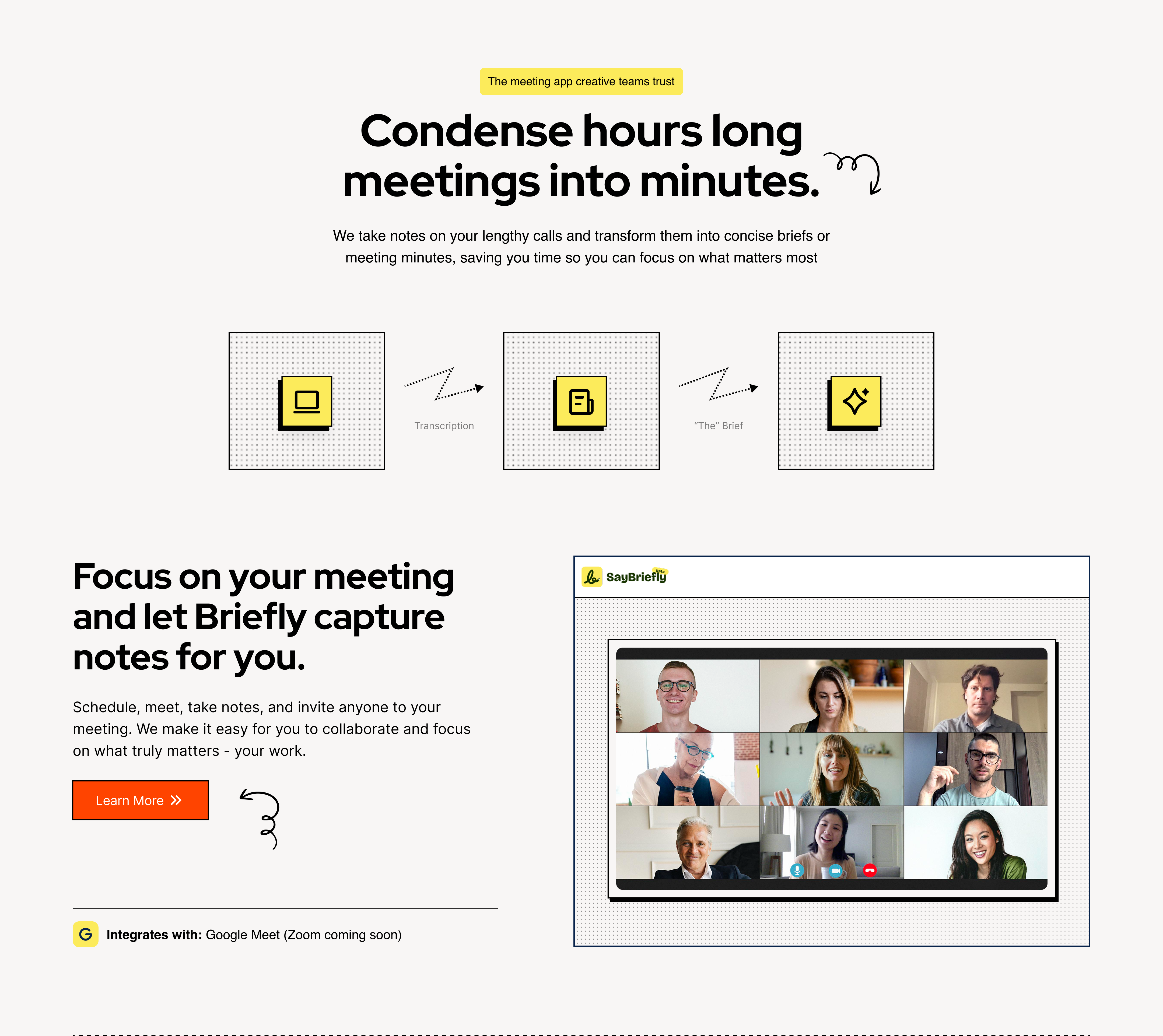Example of Landing Page Design & Development