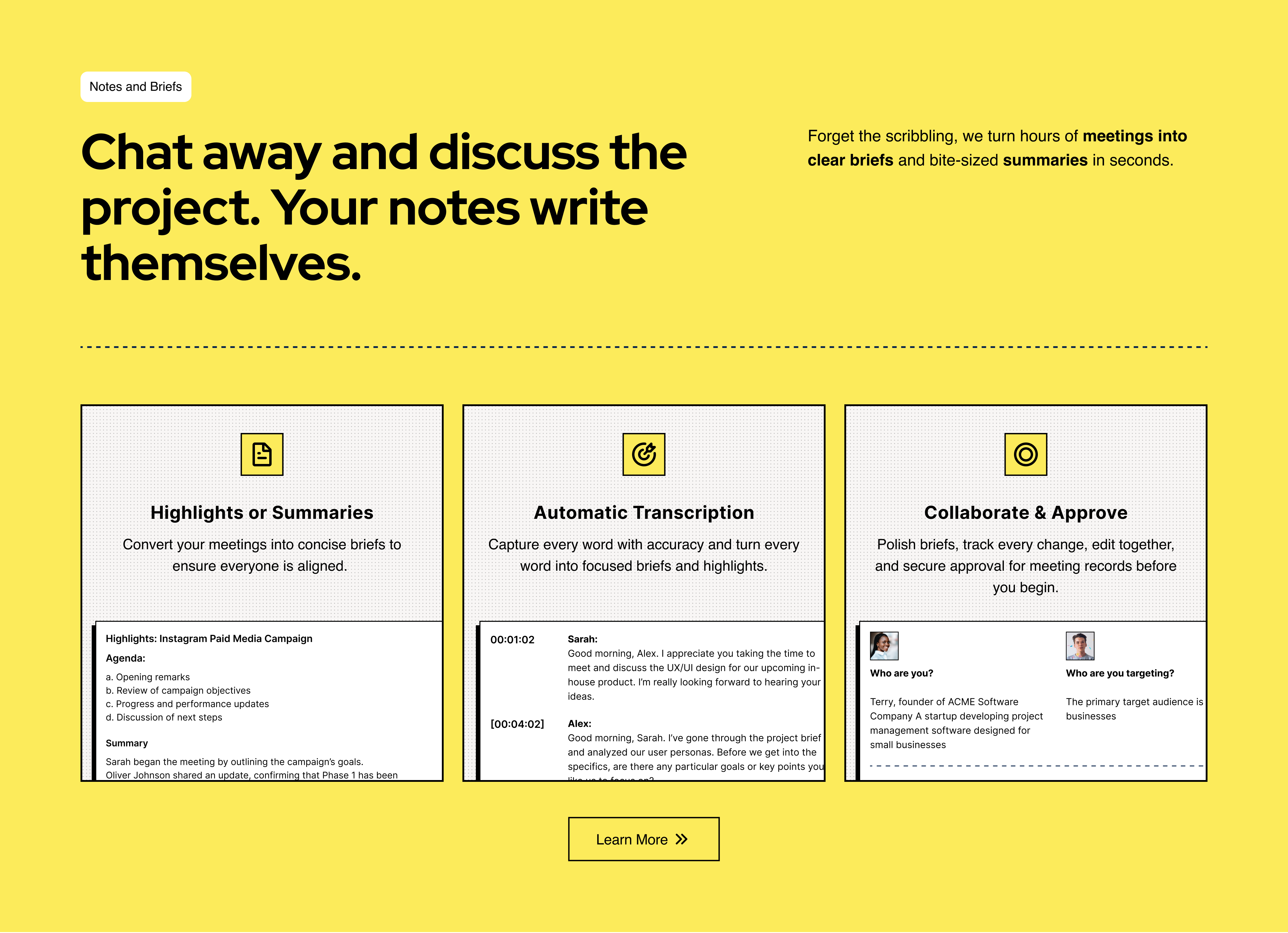 Example of Landing Page Design & Development