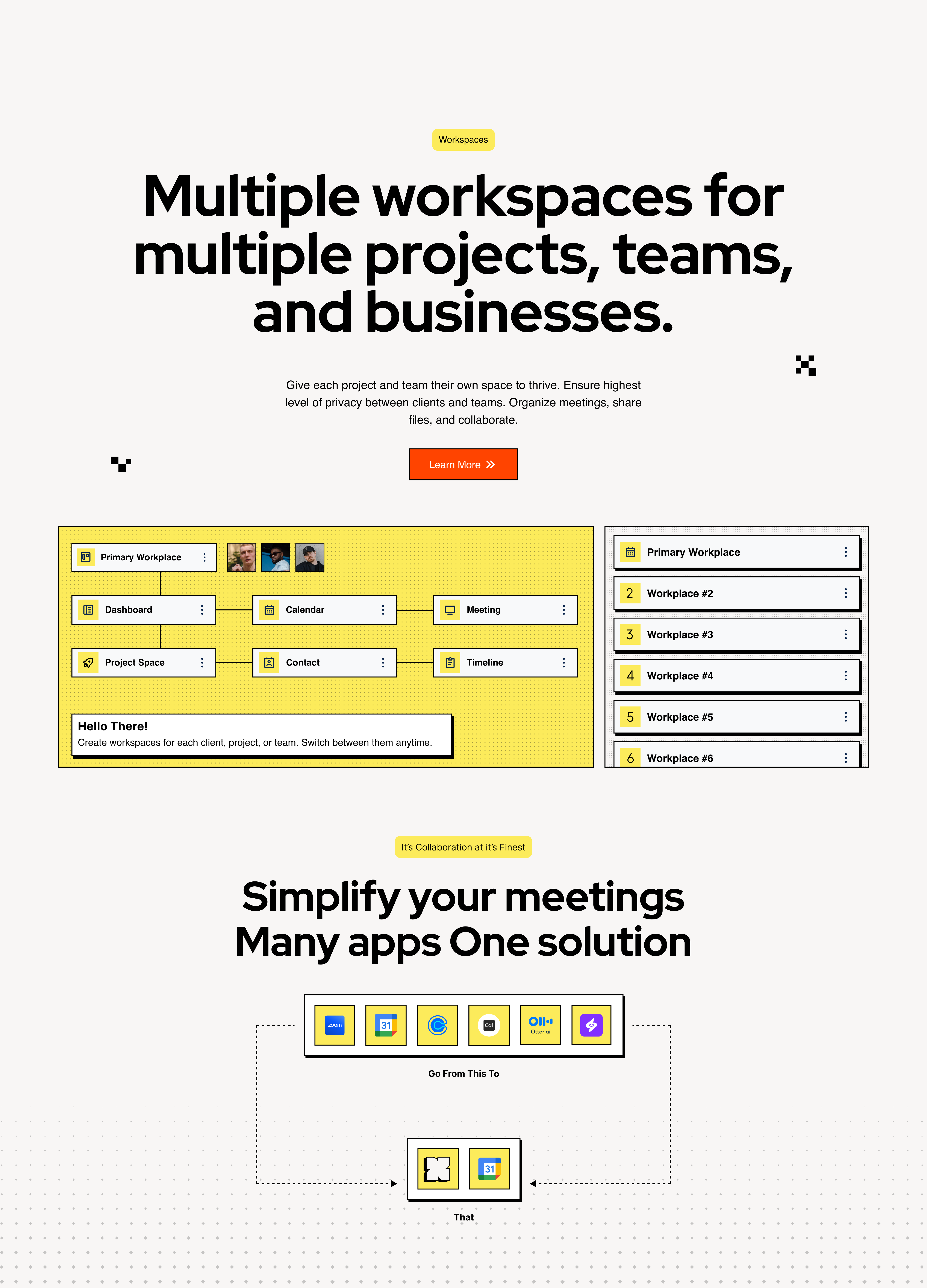Example of Landing Page Design & Development