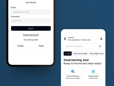 Sila, Grocery App branding design logo system ui ux