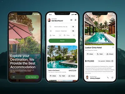 Booking App "UI Practice Concept" ui