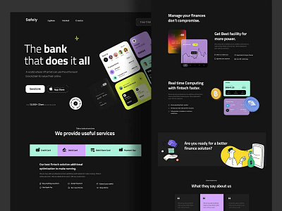 Fintech website agency web bank banking creative design dark website familystudio fintech fintech web fintech website landing page landing website products design uiux web web design web landing page website