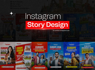 Instagram Ads Design I Story Design I Travel Banner Ads ads design banner ads creative banner immigration banner instagram instagram post instagram story job hire banner job hiring ads social media story design travel banner travel banner ads travel creative travel post travel social meida traveling banner