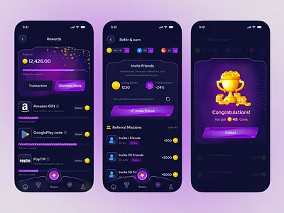 Game Hub – The Modern Game Store App | Shop & Play Seamlessly app concept app store dark mode exploration game app game hub game interface game store gamer interface gaming experience gaming ui ios marketplace app mobile app modern ui online games software ui design user interface ux design