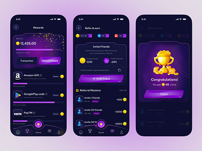 Game Hub – The Modern Game Store App | Shop & Play Seamlessly app concept app store dark mode exploration game app game hub game interface game store gamer interface gaming experience gaming ui ios marketplace app mobile app modern ui online games software ui design user interface ux design