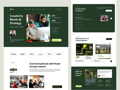 Ovelix- Digital Agency Website Design agency website company website creative design creativeagency digital agency figma design green home page landingpagedesign minimal design pixelean portfolio studio ui ui ux design ux web ui webdesign webdesignagency website design