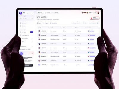 Qlick- AI Driven business intelligence platform ai dashboard design designer ui user experience user interface ux web webapp webapplication webdesign website