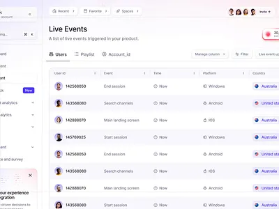 Qlick- AI Driven business intelligence platform ai dashboard design designer ui user experience user interface ux web webapp webapplication webdesign website
