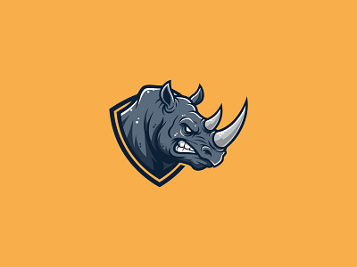 Rhino Logo branding branding design character design cute character design design graphic design illustration logo logo design rhino rhino character design rhino design rhino illustration rhino logo rhino logo design rhino mascot rhino mascot logo rhinos vector