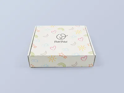 Package Design for Petit Petal box box design brand branding children design digital digital art friendly fun graphic design identity branding illustration kids label label design modern package package design