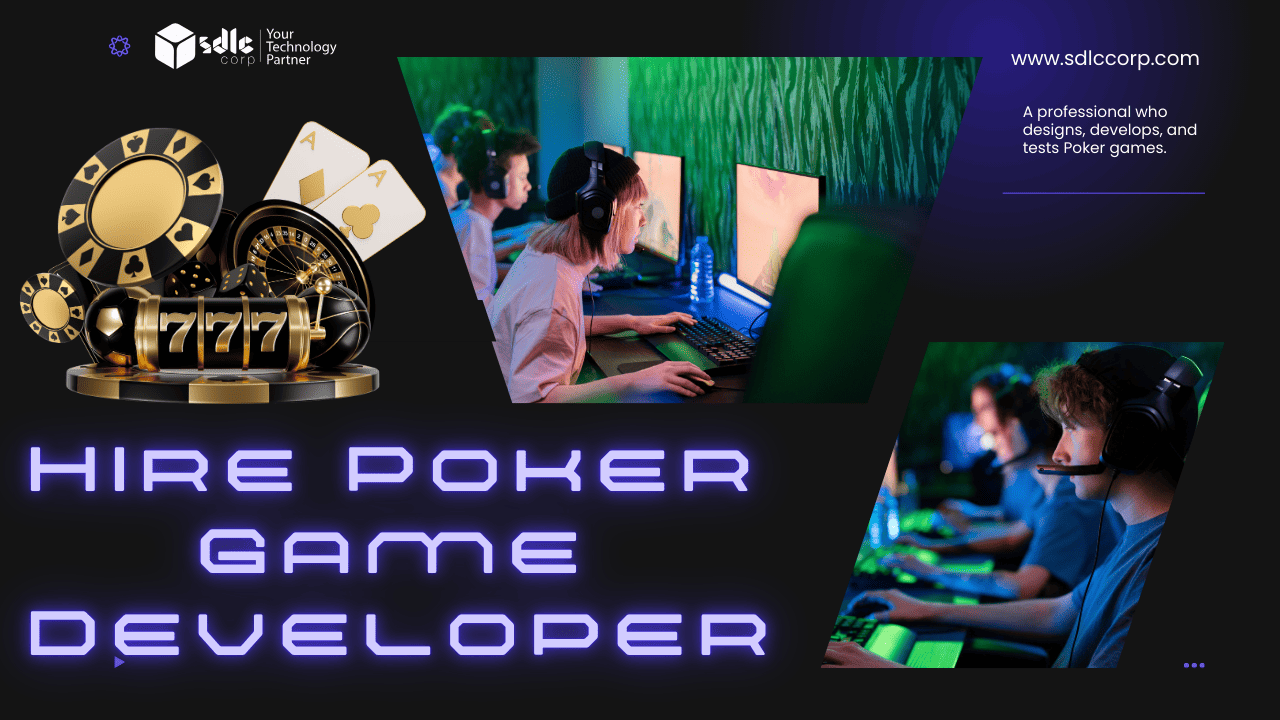 Hire Poker Game Developer gamedeveloper igaming onlinegaming poker ui