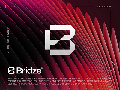 Letter B - Bridge - Helping Hands - Tech Marketing Logo Design brand designer branding bridge logo business logo creative logo custom logo design design agency help logo helping hands logo logo design logo design trends markeing logo minimalist logo modern logo professional logo startup branding tech logo visual identity