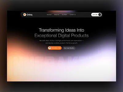 Agency Website agency agency design agency lnading page agency web agency website creative agency dark landing pag ditital agency glass effect hero hero design home page landing page marketing agency modern hero personal website visual design website website design