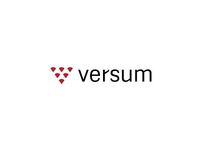 Versum - Logo for a teach company ai artificial intelligence best logo designers dribbble. brand identity branding logo minimal logo modern logo robotics tech company logo top 10 logo designers dribbble top logo designers dribbble typographic logo v letter logo v logo