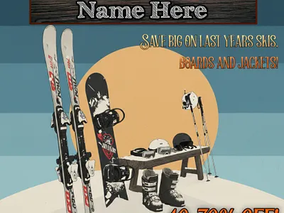 Ski and Board Company Advertisement