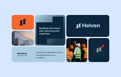 Helven-Real Estate Logo & Brand Design. architecture logo brand design brand identity branding building logo construction construction logo house logo logo logo design property logo real estate