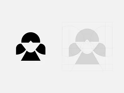 Girl logo brand brand designer branddesigner branding branding designer brandingdesigner girl girl logo logo logo design logo designer logodesign logodesigner logotype minimalistic logo negative space negative space logo
