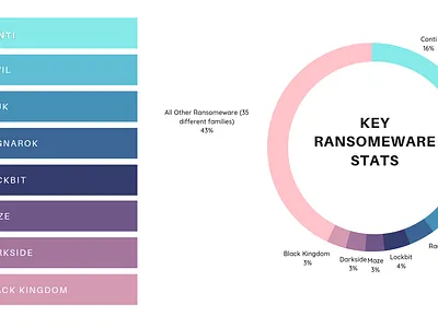 Key Ransomware Stats design graph graphic design illustration numbers stats