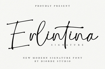Erlintina animation beautiful branding font calligraphic calligraphy calligraphy font elegant gorgeous graceful handwritten luxurious modern font script script font signature font stylish swashes trendy ui wedding
