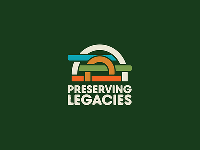 Preserving Legacies Logo brand design climate change logo climate logo design graphic design intersectional environmentalism logo nonprofit organization preserving legacies