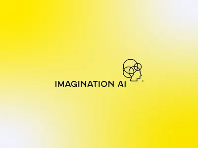 Imagination AI Logo Design 3d ai ai logo ai logo design animation branding design graphic design illustration logo motion graphics ui vector