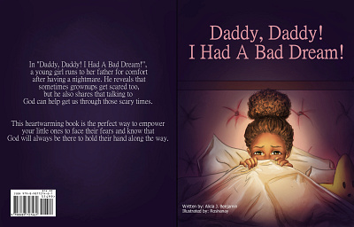 Daddy Daddy I Had A Bad Dream african american illustration character design childrens book illustration illustration